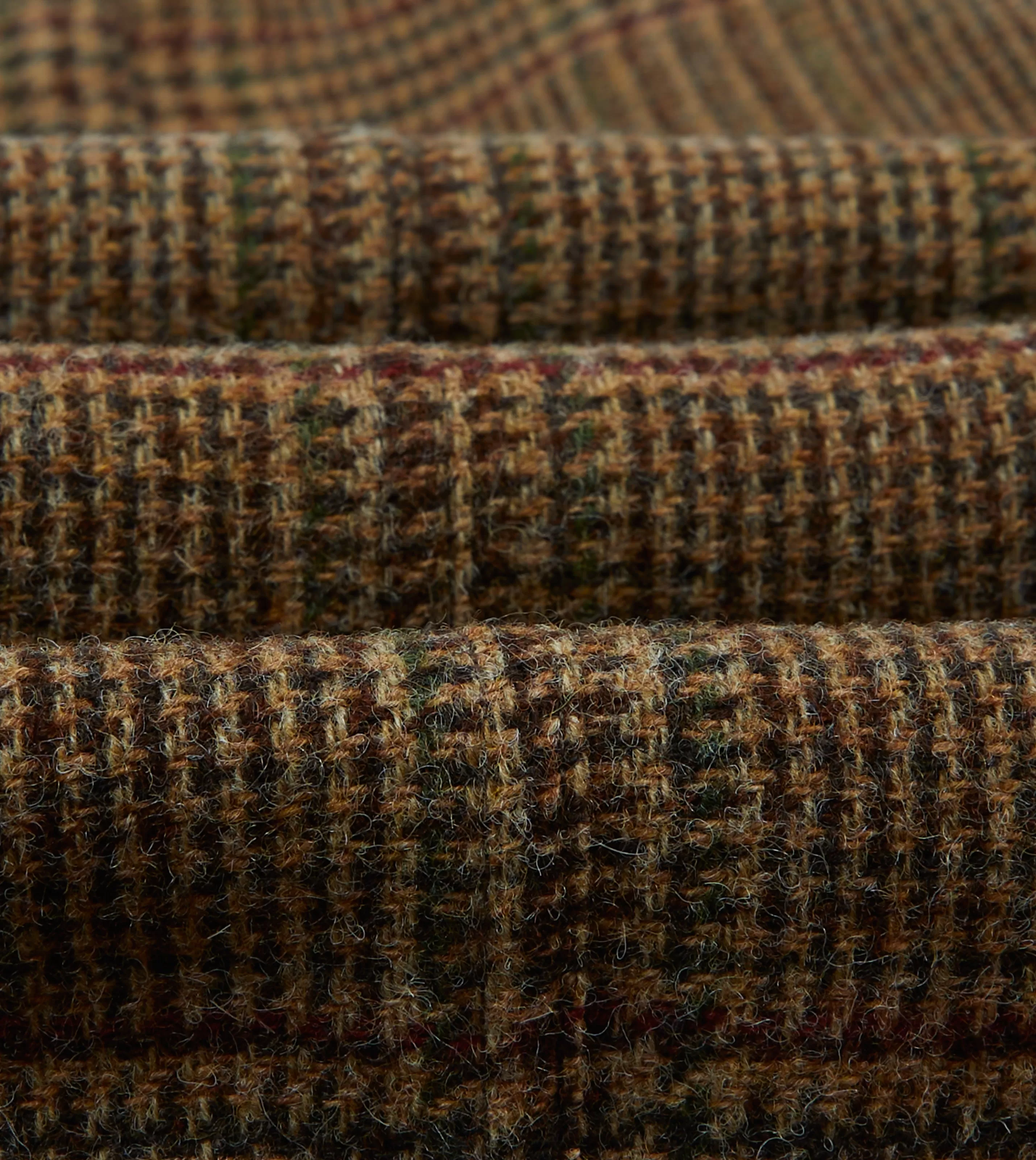 Drake’s Blazers | Brown And Red Prince Of Wales Check Tweed Games Blazer Mk. VII