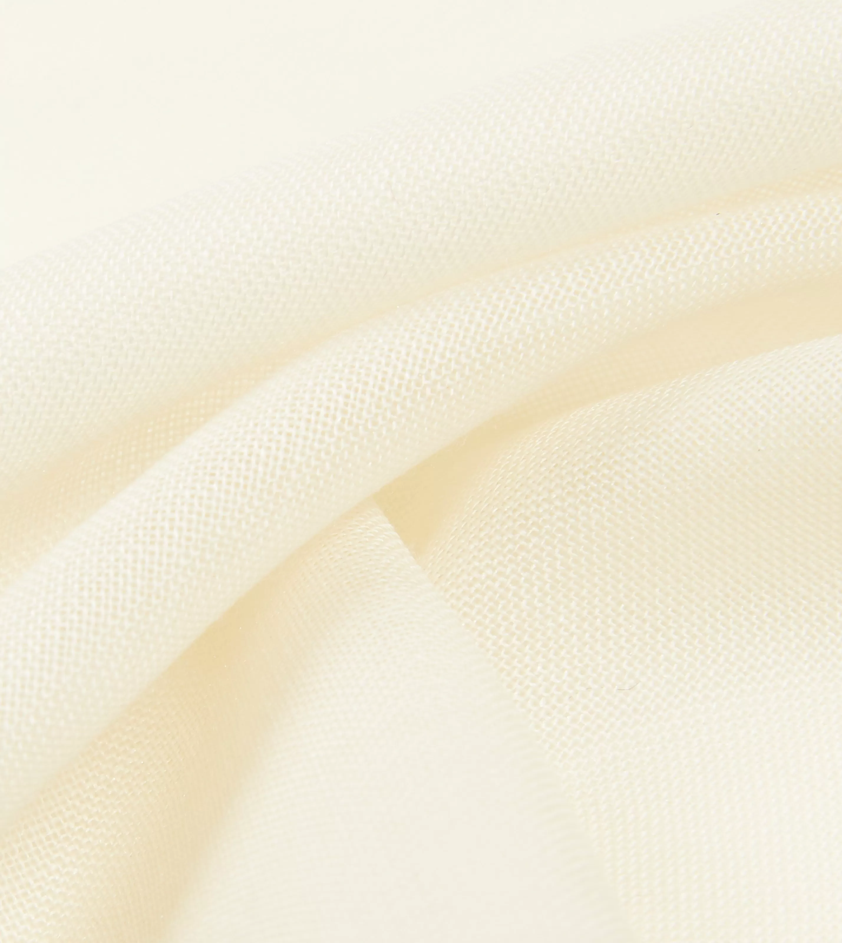 Drake’s Pocket Squares | Ivory And Blue Shoestring Border Silk Pocket Square