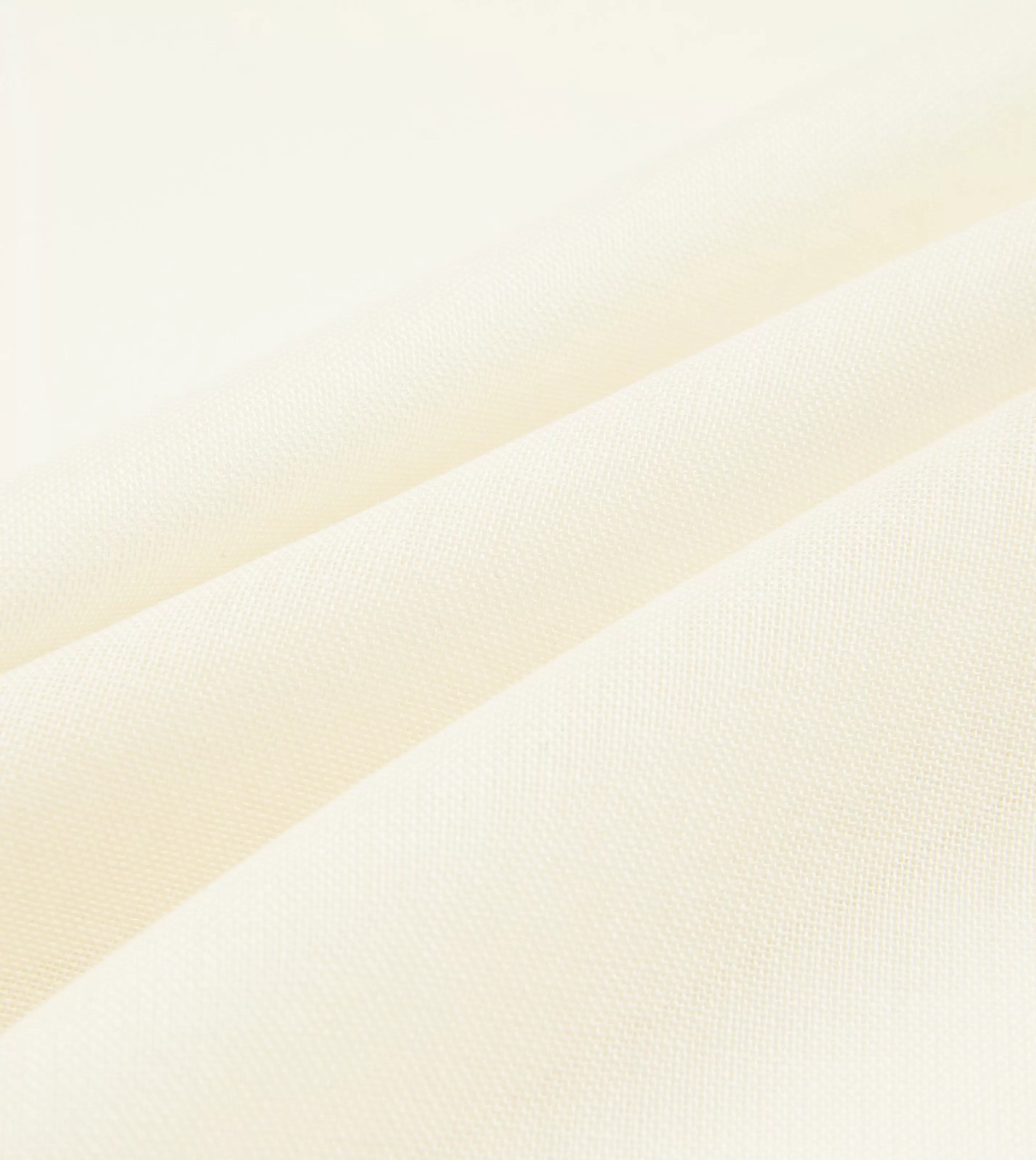 Drake’s Pocket Squares | Ivory And Gold Shoestring Border Silk Pocket Square