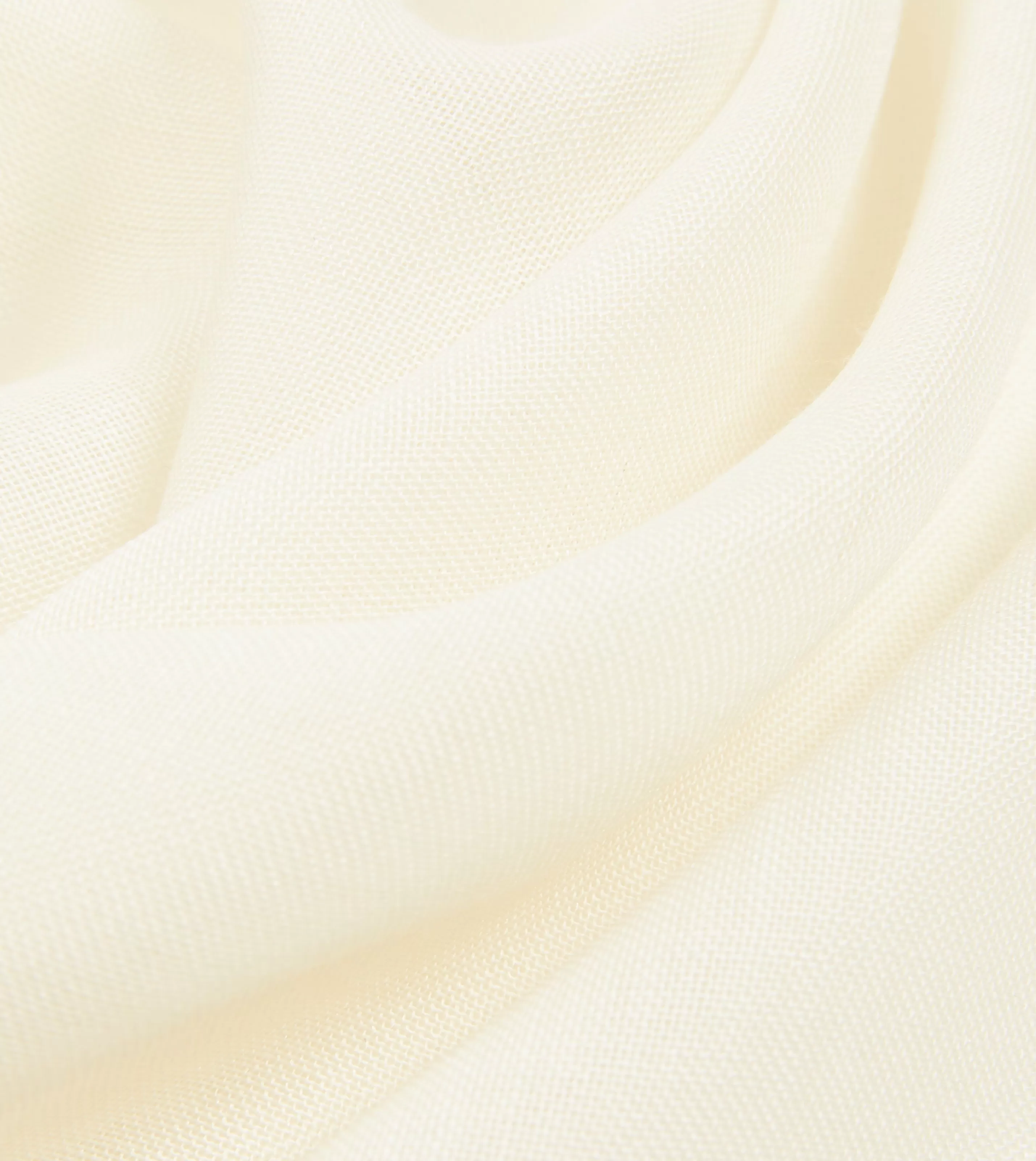 Drake’s Pocket Squares | Ivory And Navy Shoestring Border Silk Pocket Square