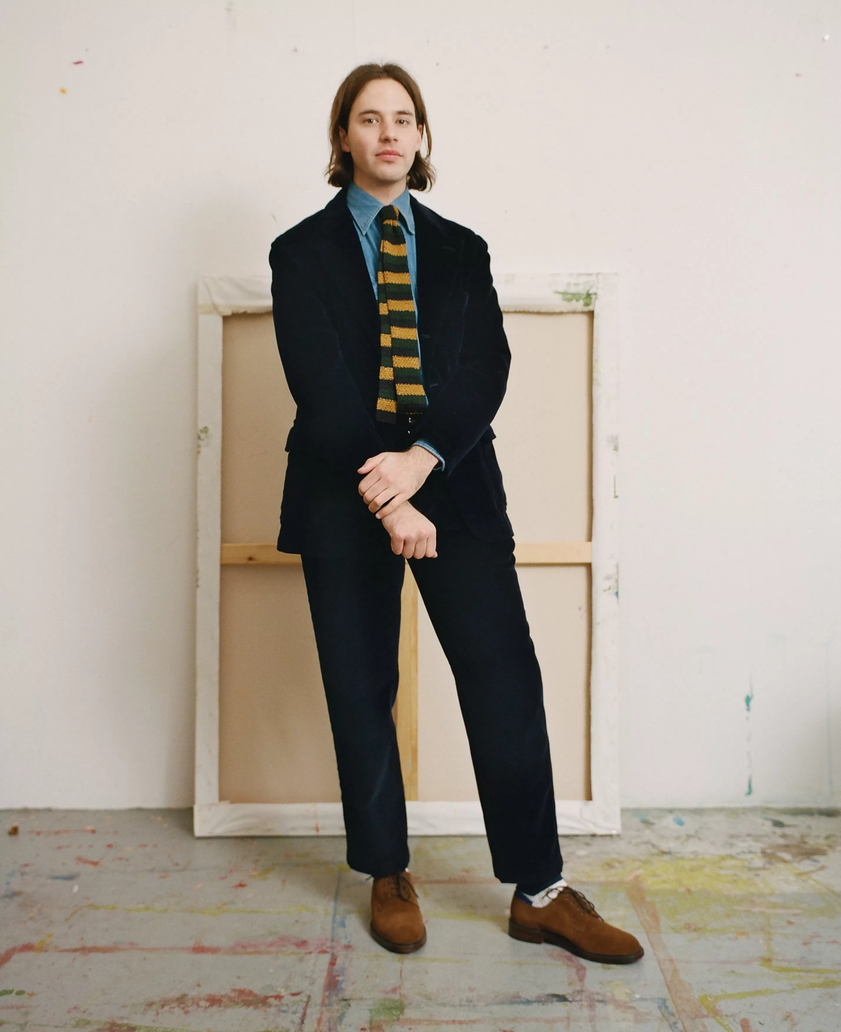 Drake’s Blazers | Cotton Corduroy Games Blazer Mk. I Navy