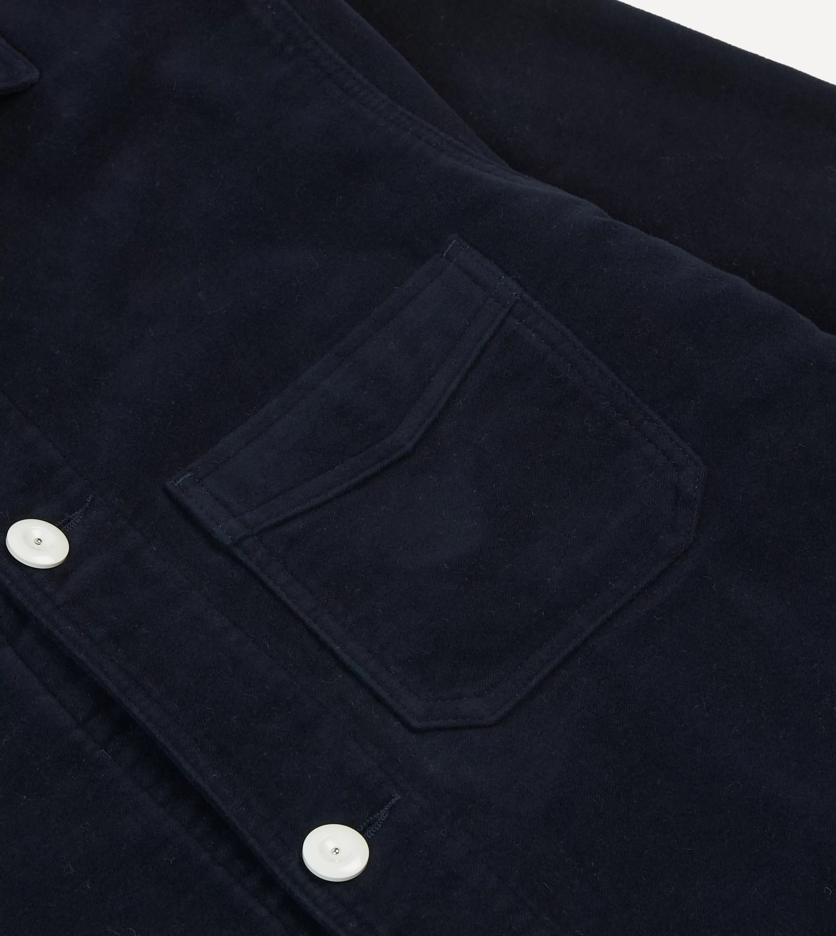 Drake’s Coats & Jackets | Chore Jackets | St. JOHN By Drake's Navy Moleskin Five-Pocket Chore Jacket
