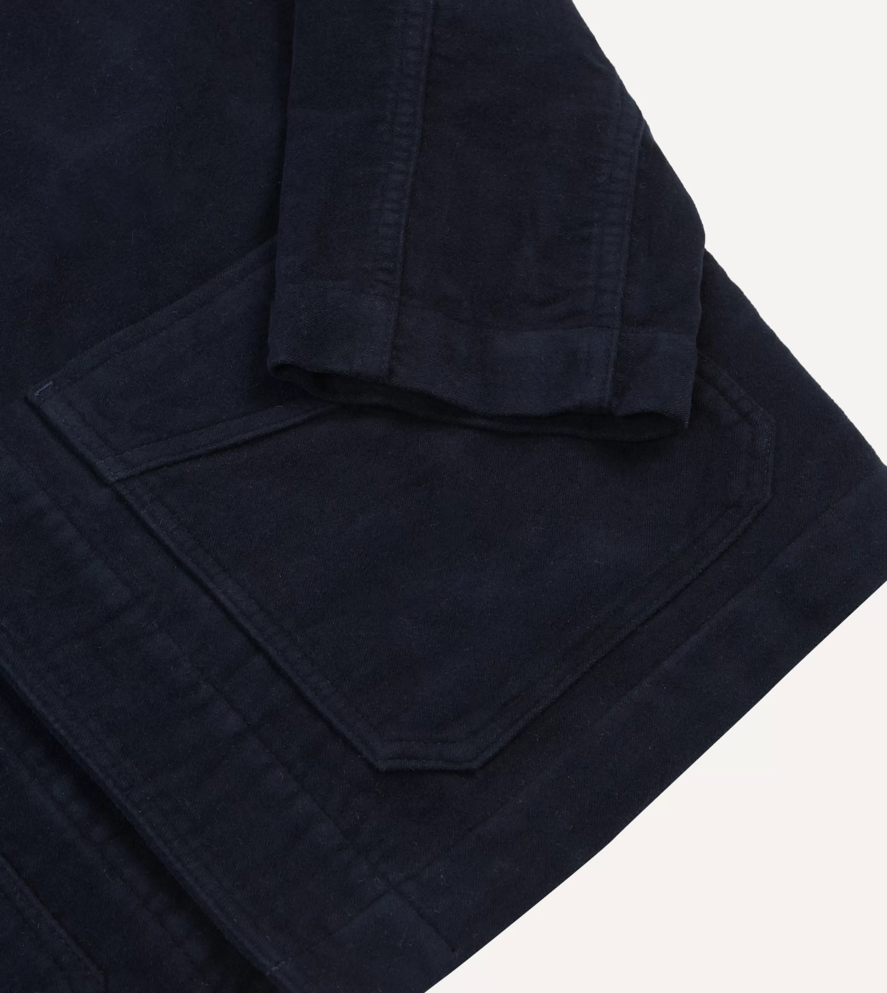 Drake’s Coats & Jackets | Chore Jackets | St. JOHN By Drake's Navy Moleskin Five-Pocket Chore Jacket