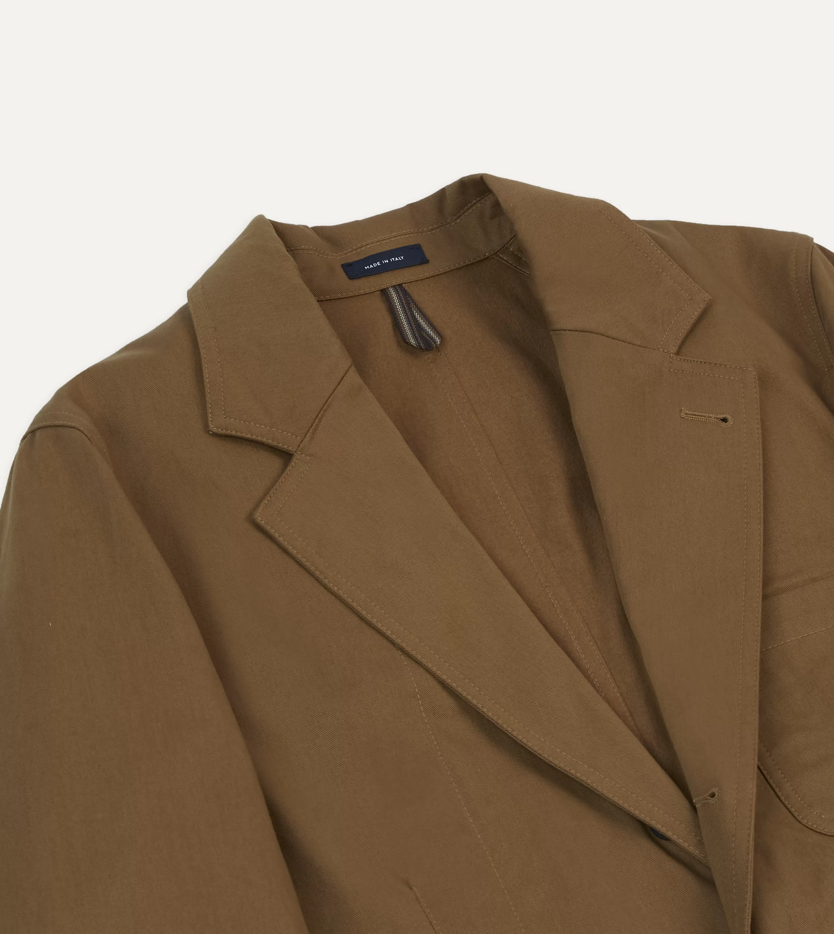 Drake’s Blazers | St. JOHN By Drake's Tobacco Cotton Games Blazer Mk. I