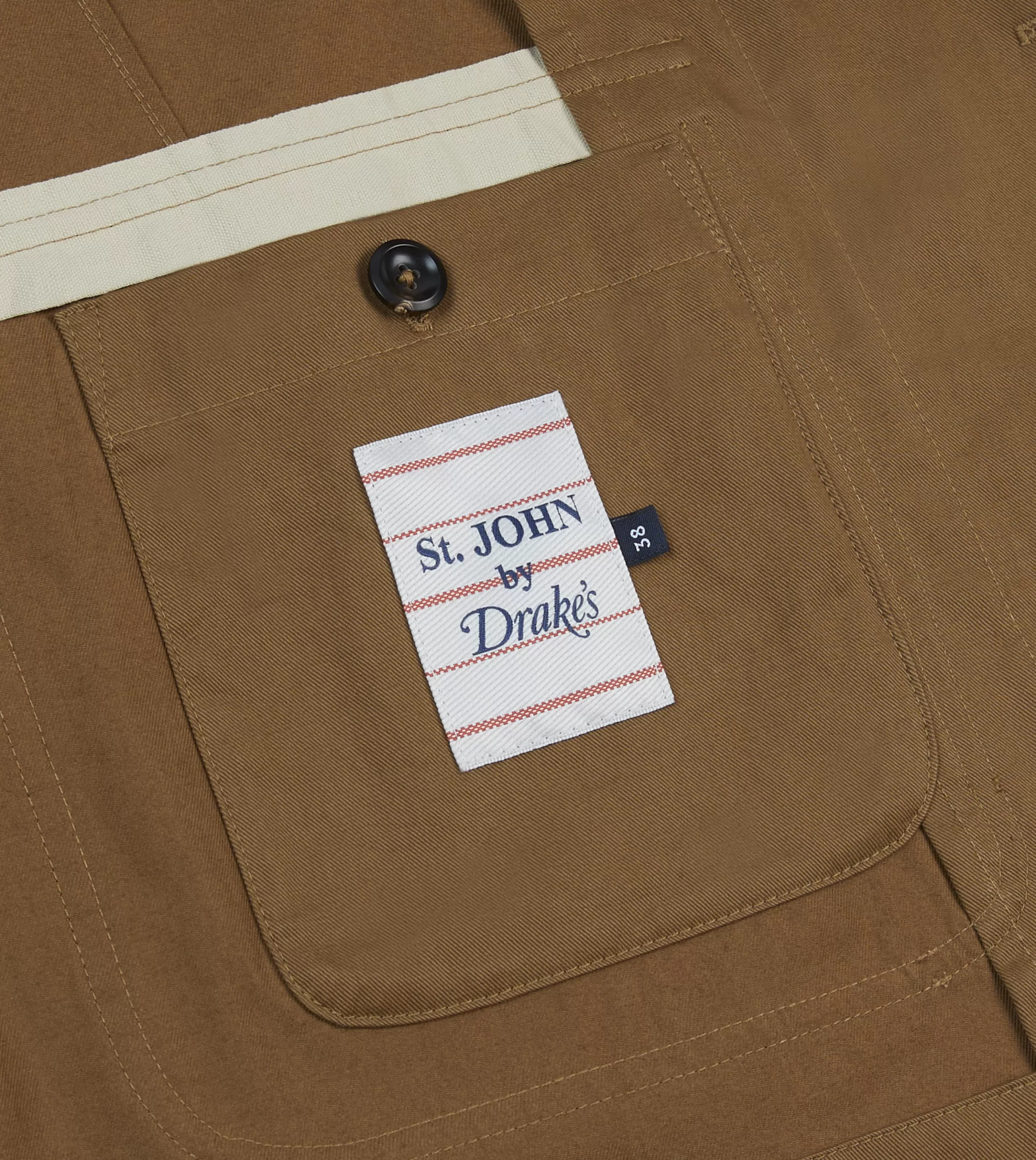 Drake’s Blazers | St. JOHN By Drake's Tobacco Cotton Games Blazer Mk. I