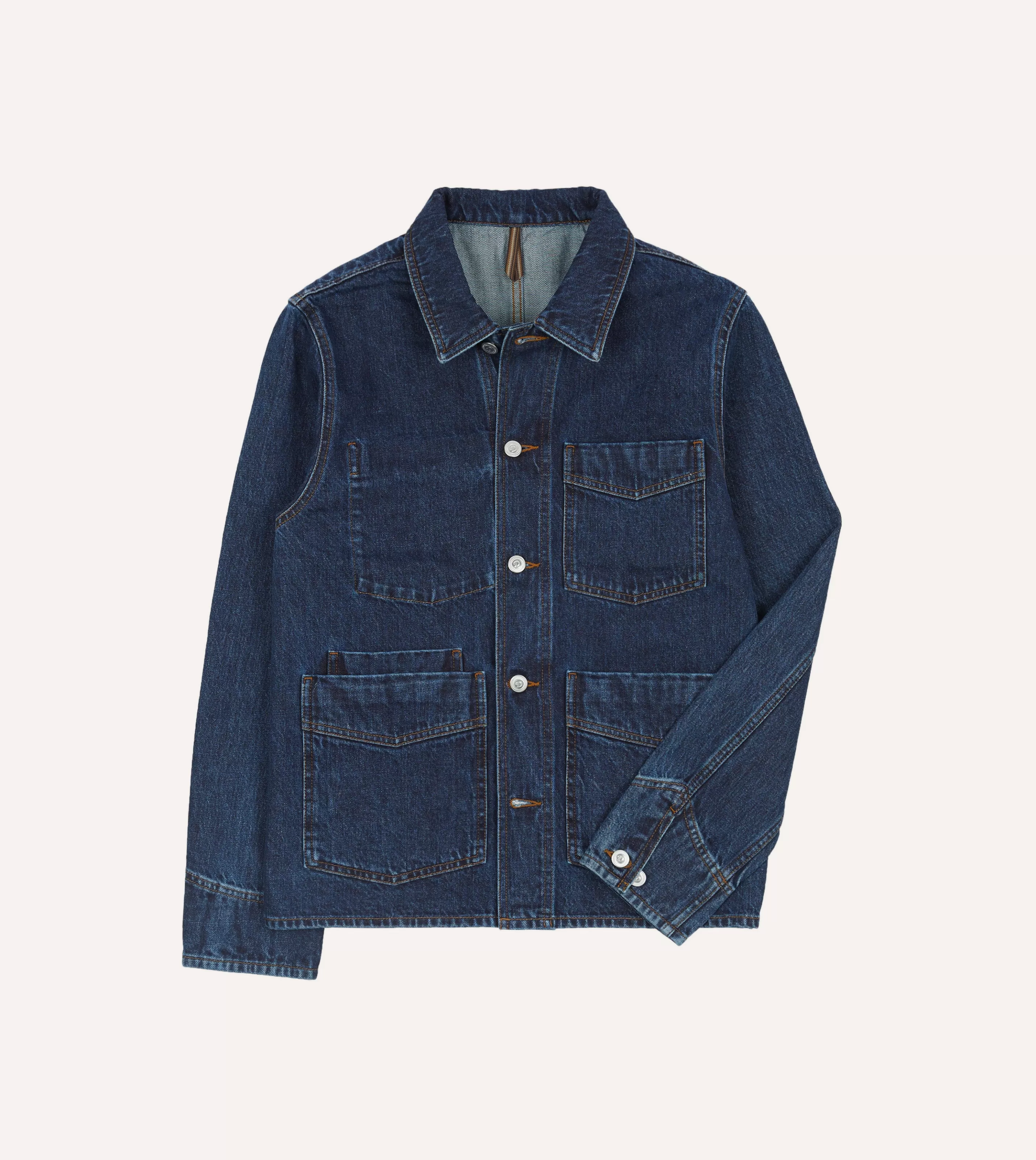 Drake’s Coats & Jackets | Chore Jackets | Denim Work Jacket Stone wash